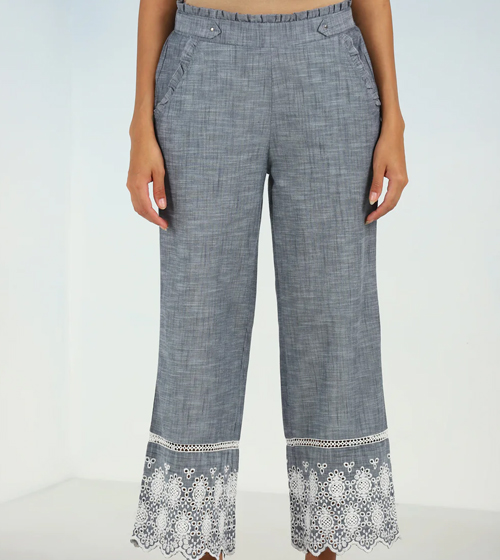 Pure Cotton Ankle-length Pants